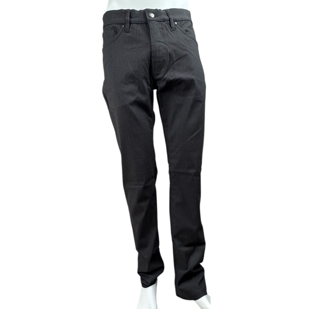 Urban Star Pants Stretch Relaxed Fit Straight Leg Dark Gray Size 34x34